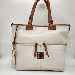 Dooney & Bourke Pebble Leather Double Handle Shopper Tote New with FLAWS